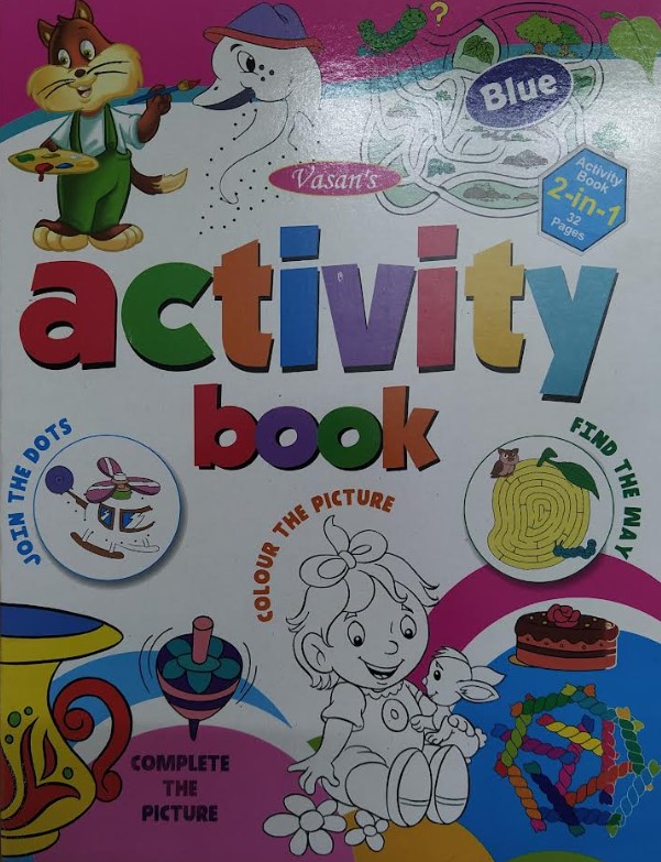 VASAN'S ACTIVITY BOOK COLOUR THE PICTURE